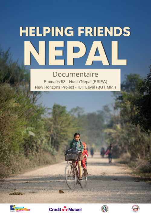 affiche du film helping friends nepal